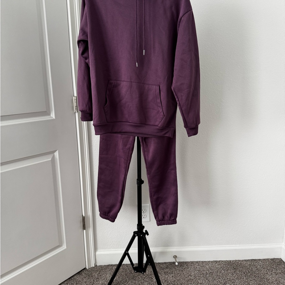 SHEIN Plum SweatPant Outfit